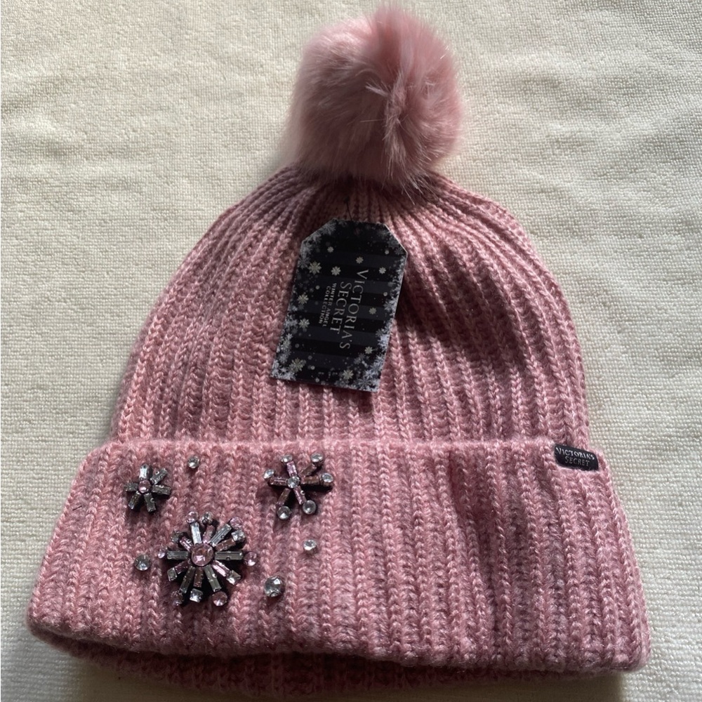 Victoria's Secret Pink Winter Angel Beanie